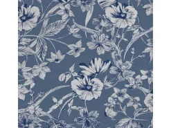 Laura Ashley Vliestapete Summerhill Midnight Blue Blau FSC®