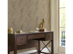 Laura Ashley Vliestapete Pussy Willow Natural 10,05 x 0,52 m