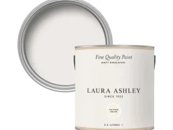 Laura Ashley Wandfarbe Cotton White Weiß 2,5 l