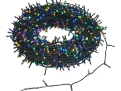 LED-Lichterkette 1.000 LEDs Bunt Grünes Kabel 8,492 m