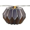 LED-Lichterkette Papierblumen 10 LEDs Warmweiß Transparentes Kabel 1,55 m Silber