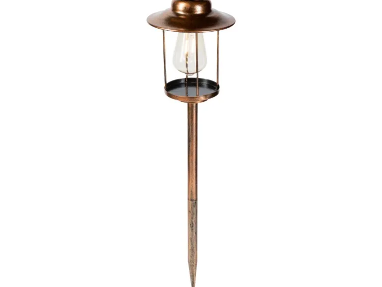 LED-Solarspieß Laterne Vintage Trichterförmig
