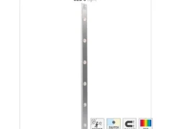 LED-Unterbauleuchte Pir Sensor 150 lm 3000-6000 K CCT+ RGB 68,5 cm Silber