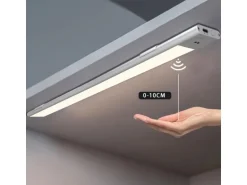 LED-Unterbauleuchte Wellensensor 320 lm 3000-6000 K CCT 80 cm Silber