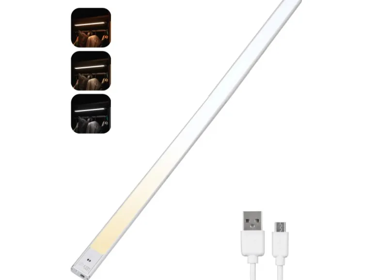 LED-Unterbauleuchte Wellensensor 320 lm 3000-6000 K CCT 80 cm Silber