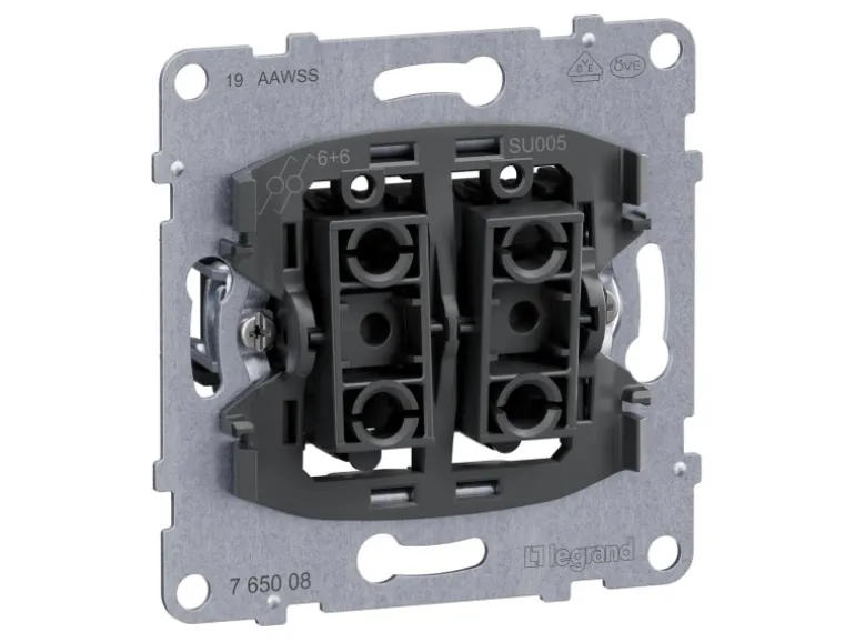 Legrand Doppelwechselschalter Seano 10 AX