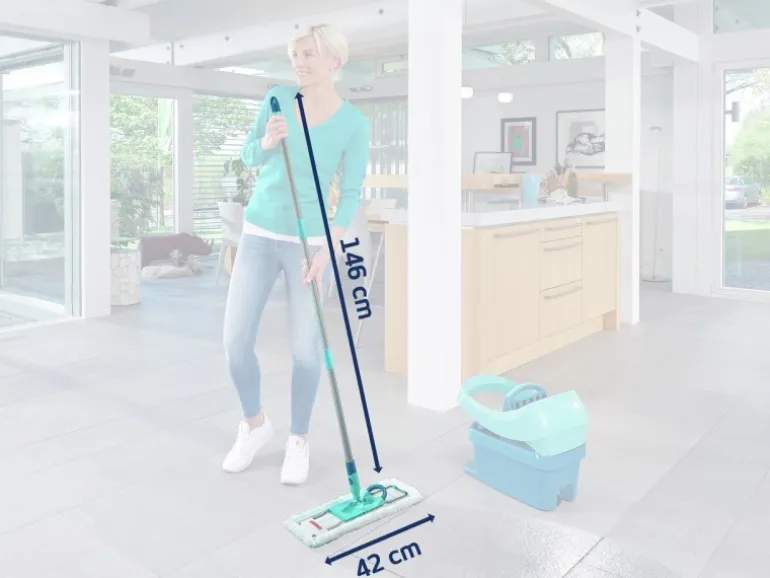 Leifheit Bodenwischer Profi XL glatte Böden 146cm