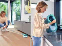 Leifheit Bodenwischer-Set Clean Twist M Ergo mit Eimer und Schleuder