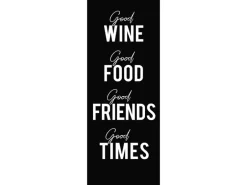 Leinwandbild Anonymus Good Wine 77 cm x 27 cm