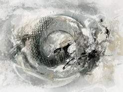 Leinwandbild Basic Than-Son Grey and Silver III 116 cm x 84 cm