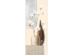 Leinwandbild Brown Oval Vase II 27 cm x 77 cm