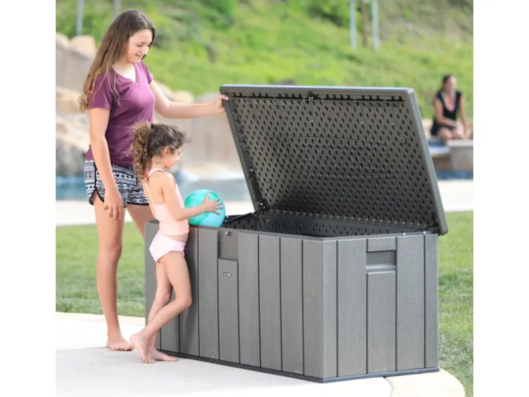 Lifetime Gartenbox 151 cm x 72 cm x 69 cm Dunkelgrau