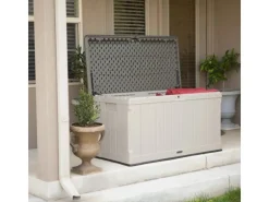 Lifetime Gartenbox 128 cm x 64 cm x 67 cm Lichtgrau