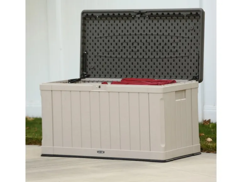 Lifetime Gartenbox 128 cm x 64 cm x 67 cm Lichtgrau