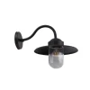 Lindby Wandleuchte Außen Laterne Bilma 10025911 Spritzwassergeschützt Modern in Braun aus Aluminium 1-flammig E27