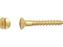 Linsensenkkopf Holzschraube Schlitz-Antrieb Ø 2,5 mm x 16 mm 25 Stück