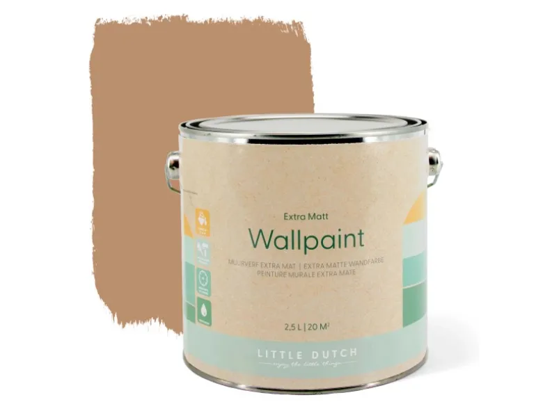 Little Dutch Wandfarbe Pure Rust Rosa Extra Matt 2,5 l