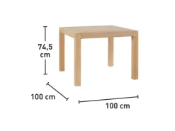 Lounge-Set mit Esstisch Morenci 4-teilig aus Akazienholz FSC®