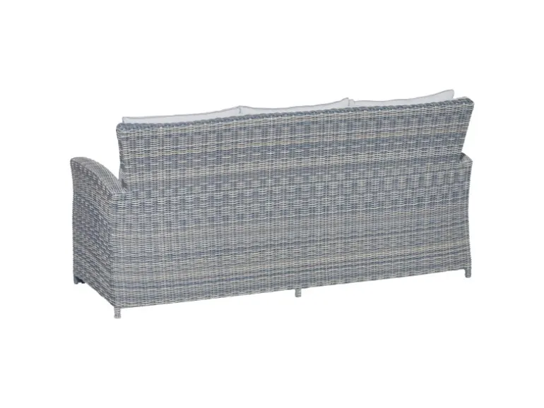 Lounge-Set mit Esstisch Vermont 6-teilig aus Polyrattan Wave Cliff