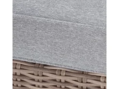 Lounge-Set Olea 5-teilig aus Polyrattan Sand
