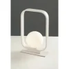 Luce Design Tischleuchte Roxy 1-flammig Weiß 10 cm x 16 cm x 26 cm