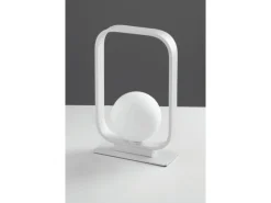 Luce Design Tischleuchte Roxy 1-flammig Weiß 10 cm x 16 cm x 26 cm