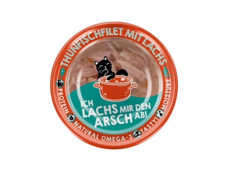 Lucky Lou Katzen-Nassfutter Thunfisch & Lachs in Broth 70 g