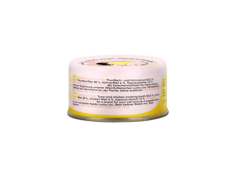 Lucky Lou Katzen-Nassfutter Thunfisch & Hühnerf in Jelly 70 g