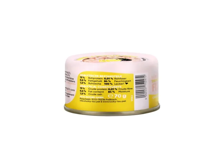 Lucky Lou Katzen-Nassfutter Thunfisch & Hühnerf in Jelly 70 g