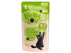 Lucky Lou Katzen-Nassfutter Lifestage Kitten Geflügel & Rind 125 g