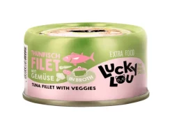 Lucky Lou Katzen-Nassfutter Thunfisch Gemüse in Broth 70 g