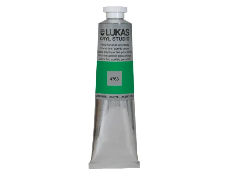 Lukas Cryl Studio Acrylfarbe Aluminiumtube Permanentgrün hell 75ml