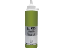 Lukas Cryl Studio Acrylfarbe Plastikflasche Olivgrün 250ml