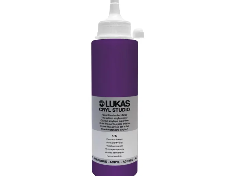 Lukas Cryl Studio Premium-Acrylfarbe 250 ml Permanentviolett