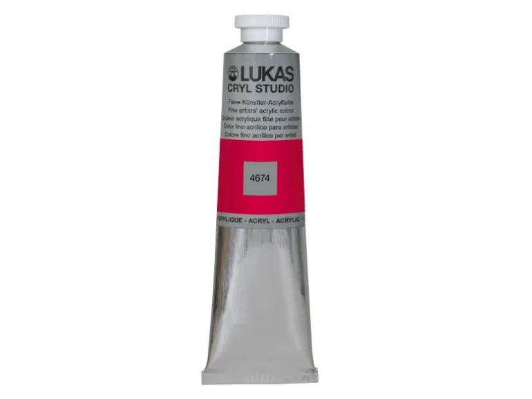 Lukas Cryl Studio Premium-Acrylfarbe 75 ml Kadmiumrot dunkel (imit.)