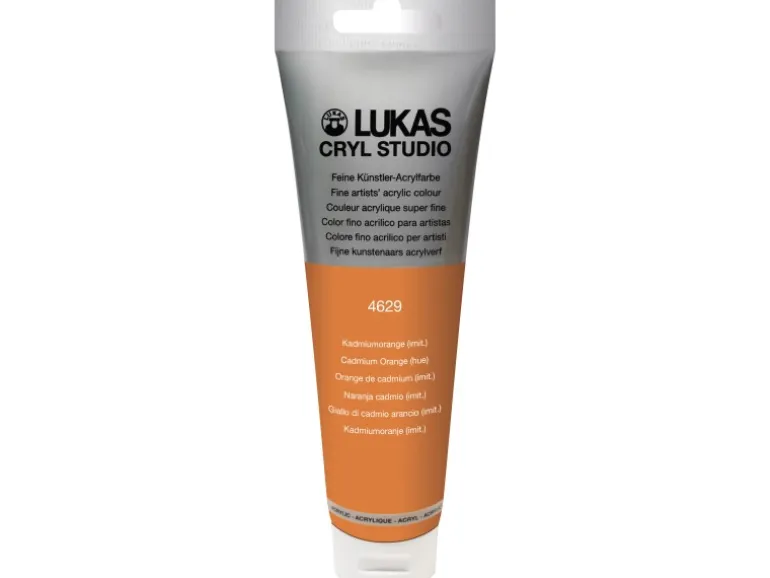 Lukas Cryl Studio Premium-Acrylfarbe 125 ml Kadmiumorange
