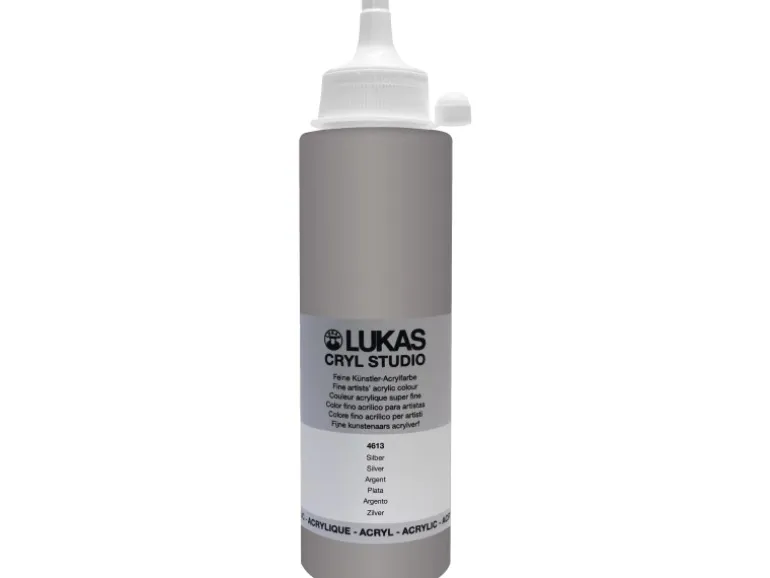 Lukas Cryl Studio Premium-Acrylfarbe 250 ml Silber