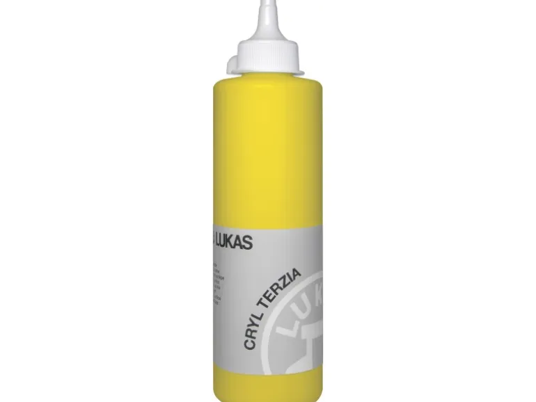 Lukas Cryl Terzia Acrylfarbe Studien-Qualität 500 ml Primär-Gelb