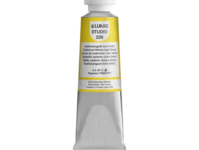 Lukas Studio Ölfarbe 37 ml Premium-Qualität Kadmiumgelb hell (imit.)