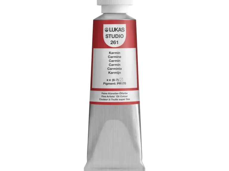 Lukas Studio Ölfarbe 37 ml Premium-Qualität Karmin