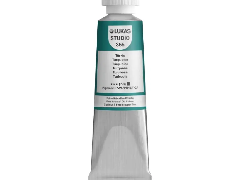 Lukas Studio Ölfarbe 37 ml Premium-Qualität Türkis