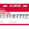 Lukas Studio Oil Ölfarben-Set 12 x 20 ml Farbtuben im Karton-Etui