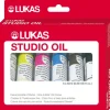 Lukas Studio Oil Ölfarben-Set mit 6 x 20 ml Farbtuben