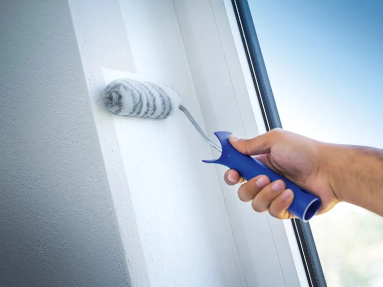 LUX Dispersionsroller 12 cm Polyester Langflor
