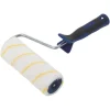 LUX Goldfaden-Roller Kurzflor 2K-Softgriff Schwarz-Blau 18 cm