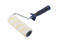 LUX Goldfaden-Roller Kurzflor 2K-Softgriff Schwarz-Blau 18 cm