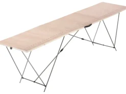 LUX Holz-Tapeziertisch mit Stahl-Gestell