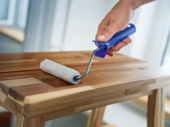 LUX Lasurroller 10 cm Mikrofaser Weiß