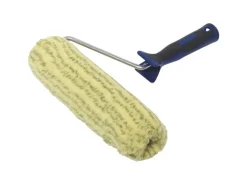 LUX Polyamid-Roller gepolstert 2K-Softgriff Schwarz-Blau 25 cm