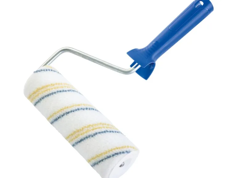 LUX PRO Farbroller Lacke Blau-Gelb Ø 7 cm x 18 cm